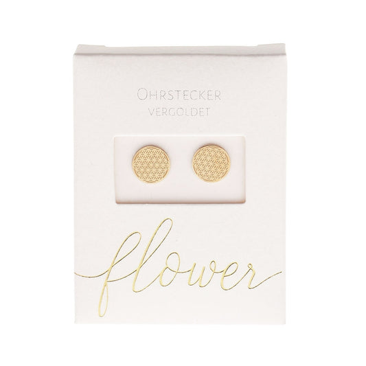 Crystals by HCA-Classic-Oorbellen-Verguld-Levensbloem