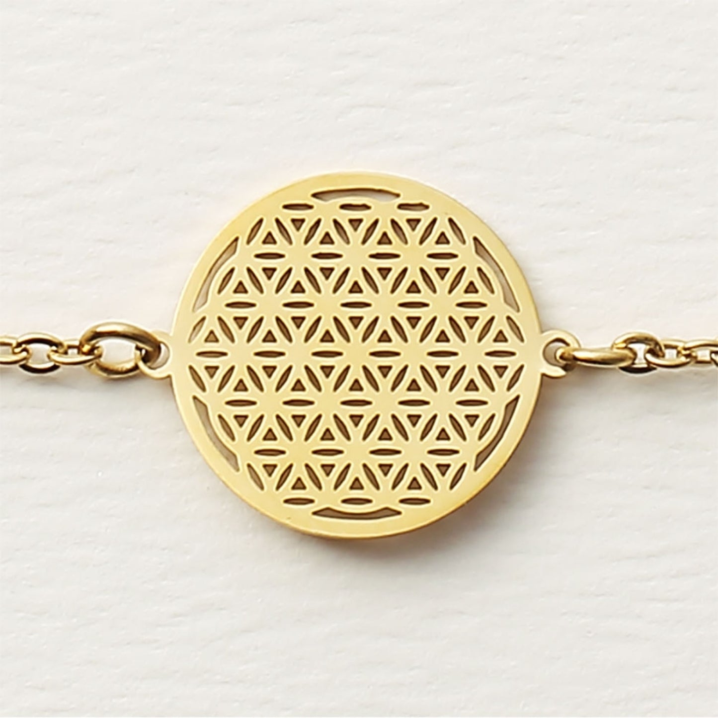 Crystals by HCA-Classic-Armband - Verguld - Bloem des Levens