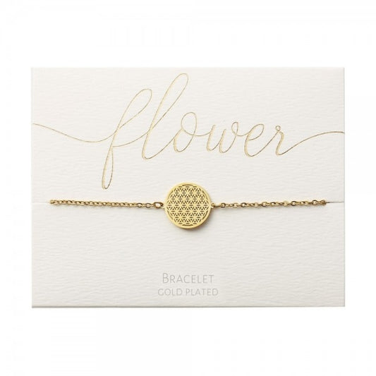 Kryształy HCA Klasyczny naszyjnik pozłacany Kwiat Życia