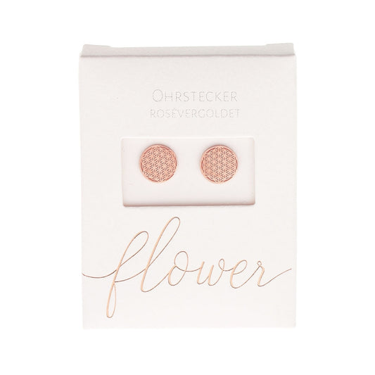 Crystals by HCA-Classic-Oorbellen-Roségoud-Levensbloem