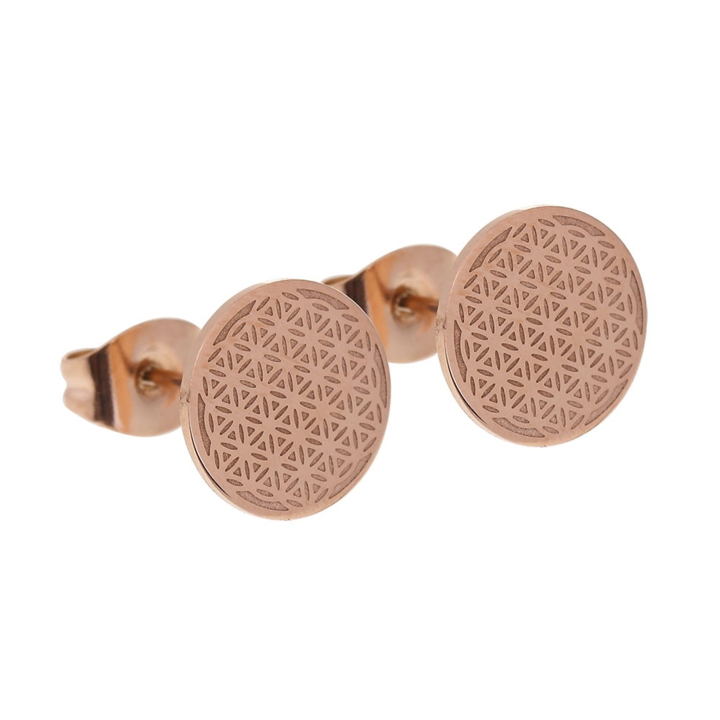 Crystals by HCA-Classic-Oorbellen-Roségoud-Levensbloem