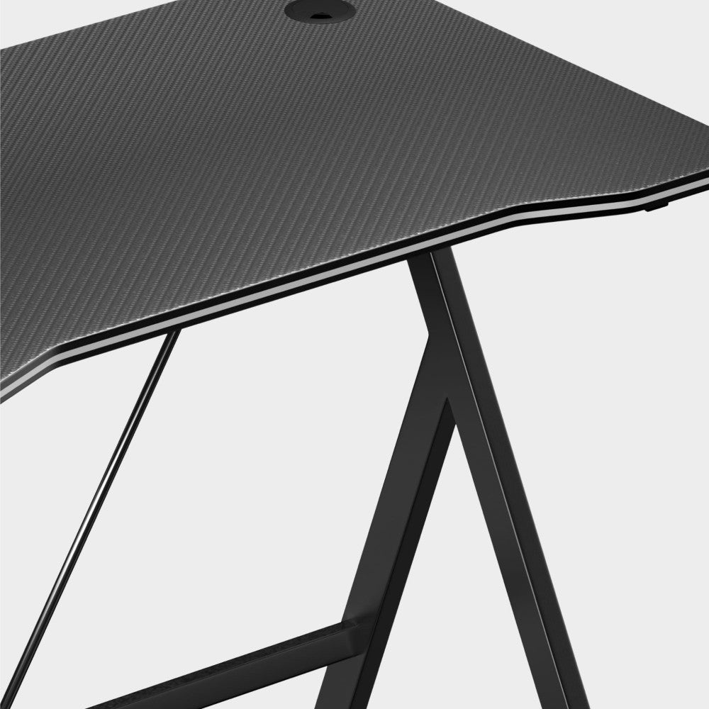 Huzaro-Hero 1.4-Bureau-Gaming-100x50 cm-Zwart-Carbon flex