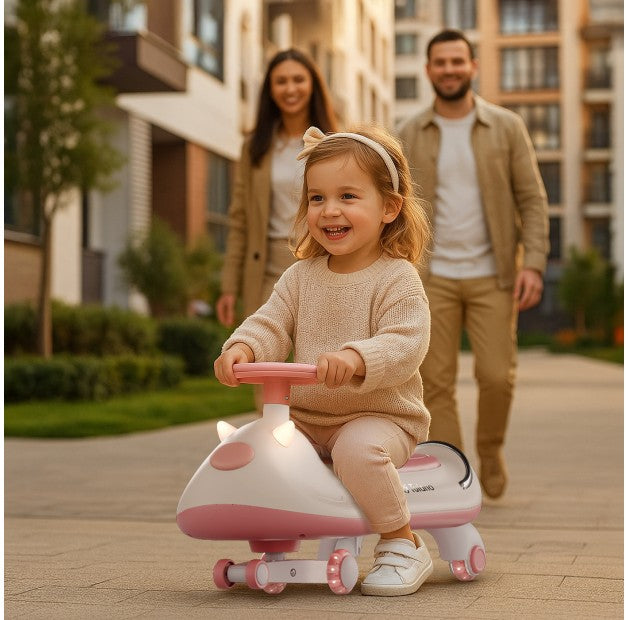 Tulano-Focus 45-Loopauto-Gravitatie/zwaartekrachtrijder-tot 100 kg-Roze