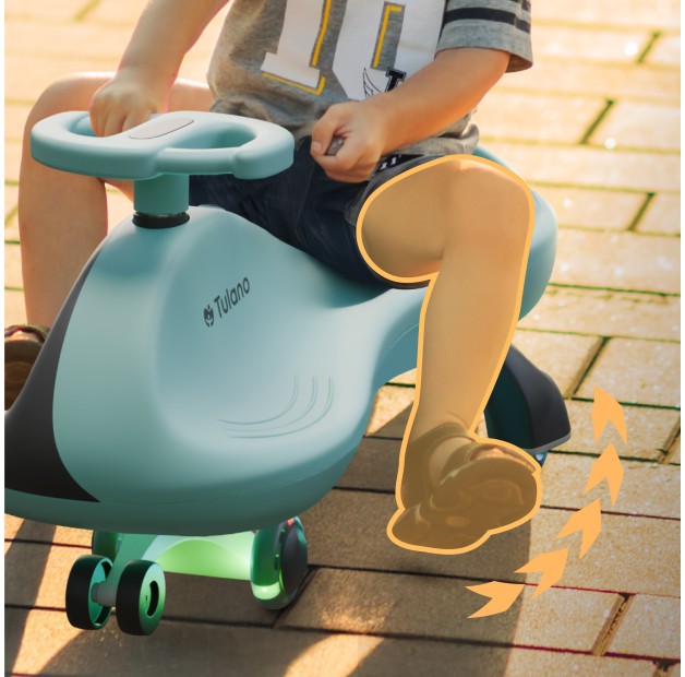 Tulano Focus 45 Ride-On Gravity Rider - Up to 100 kg - Gray