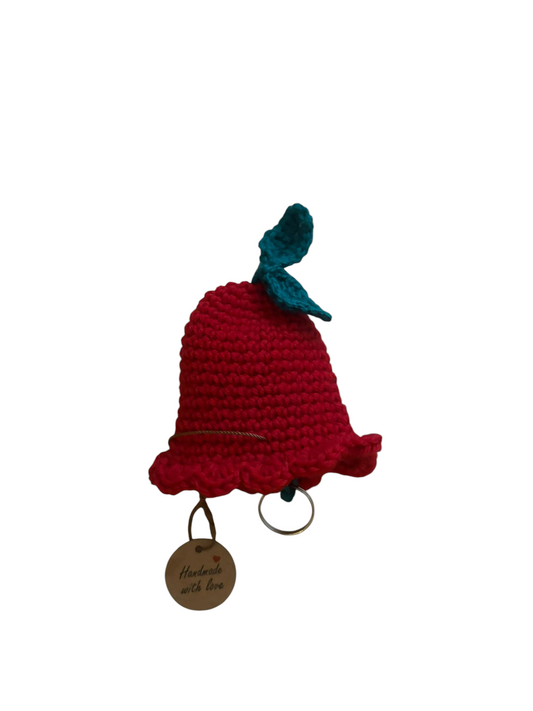 Gehaakte sleutelhanger-Muts-Mini-Handgemaakt