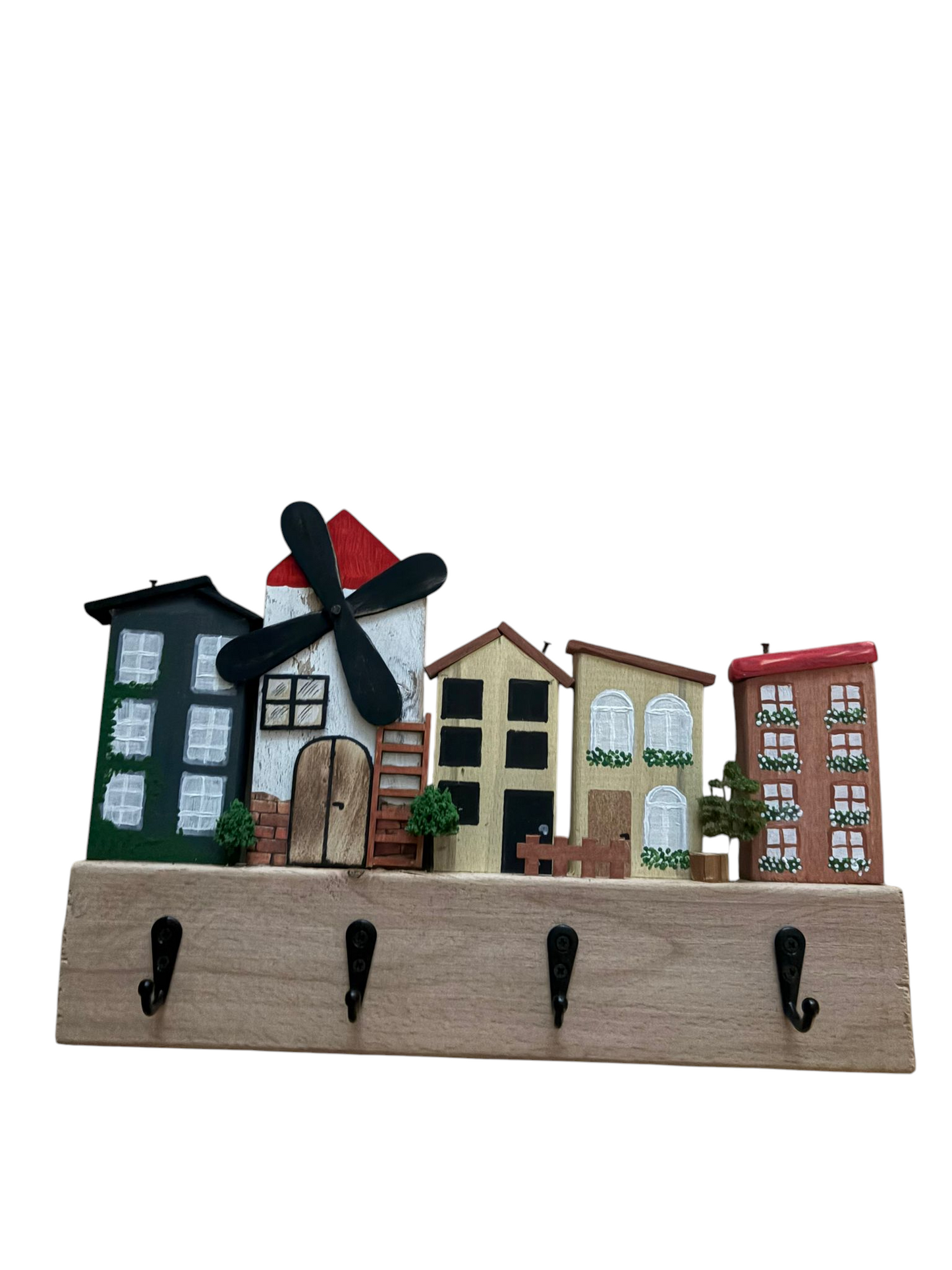 Sleutelrekje-Hergebruikte materialen-Handgemaakt in Europa-28x15 cm