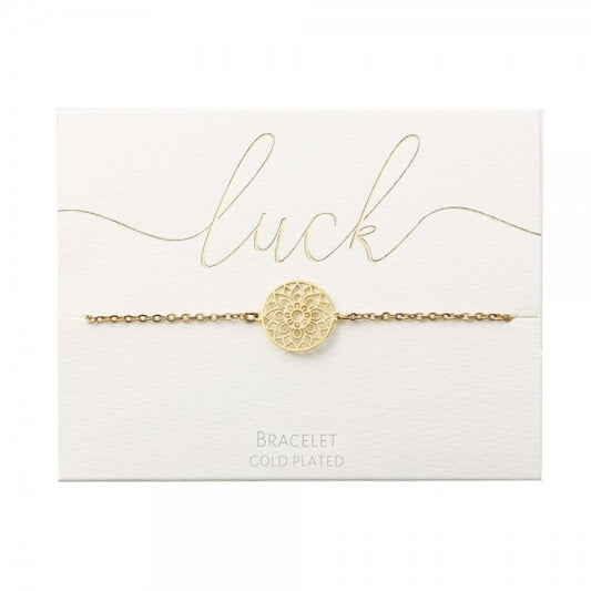 Kryształy HCA Klasyczny naszyjnik pozłacany Kwiat Życia