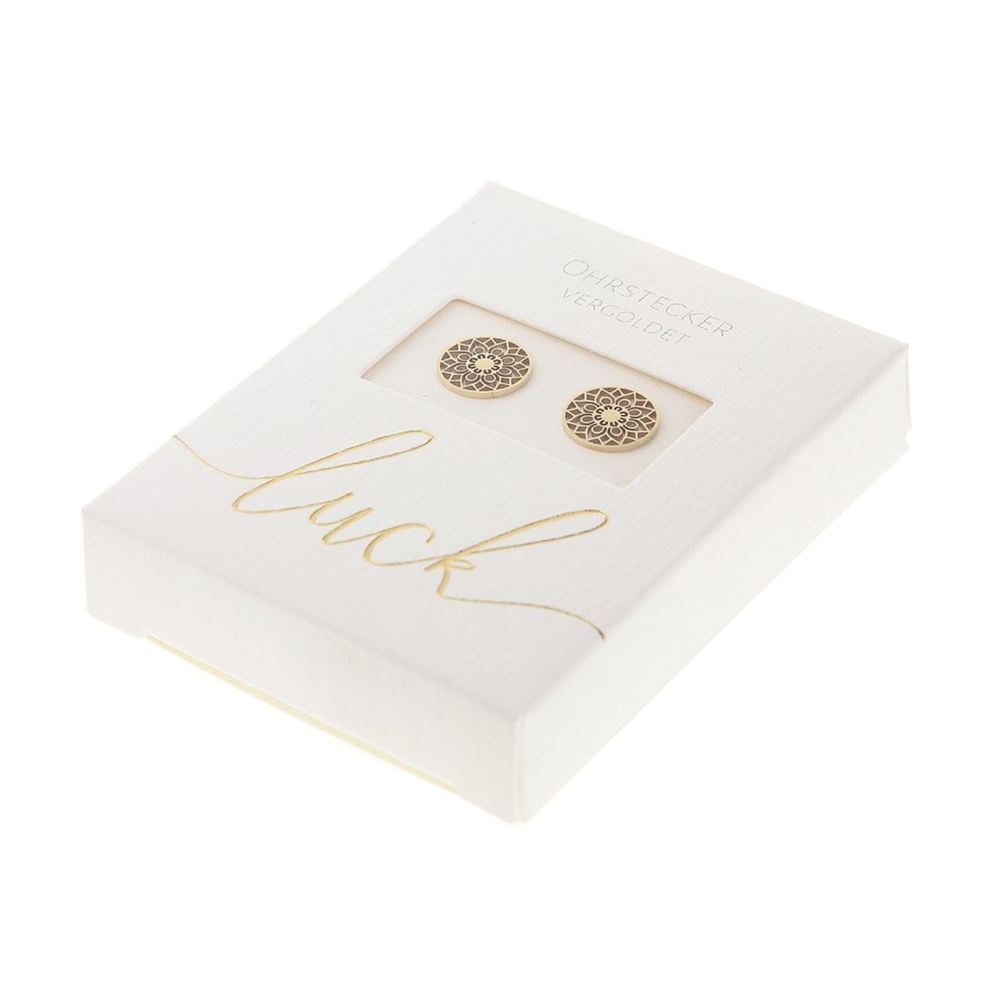 Crystals by HCA-Classic-Oorbellen-Verguld-Mandala Of Luck