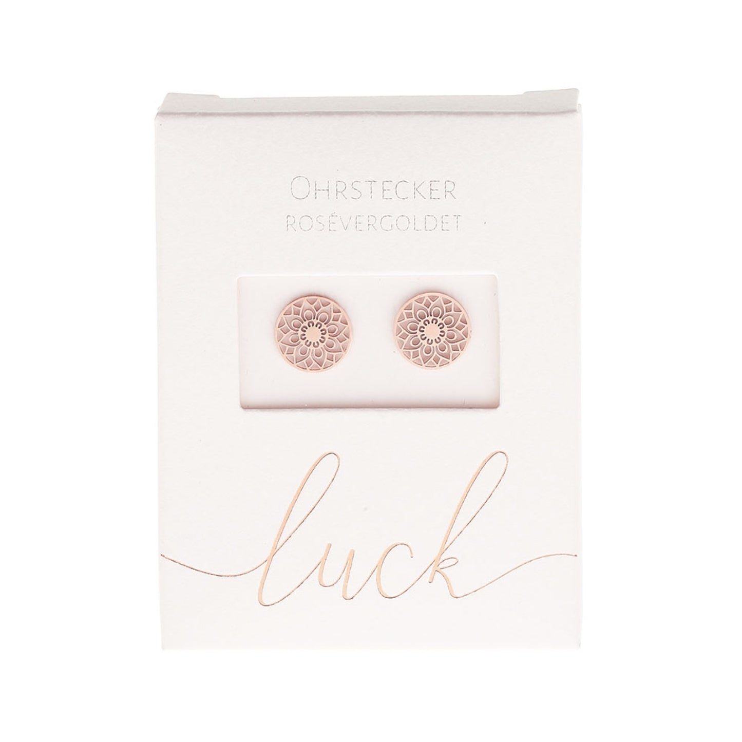 Crystals by HCA-Classic-Oorbellen-Roségoud-Mandala Of Luck