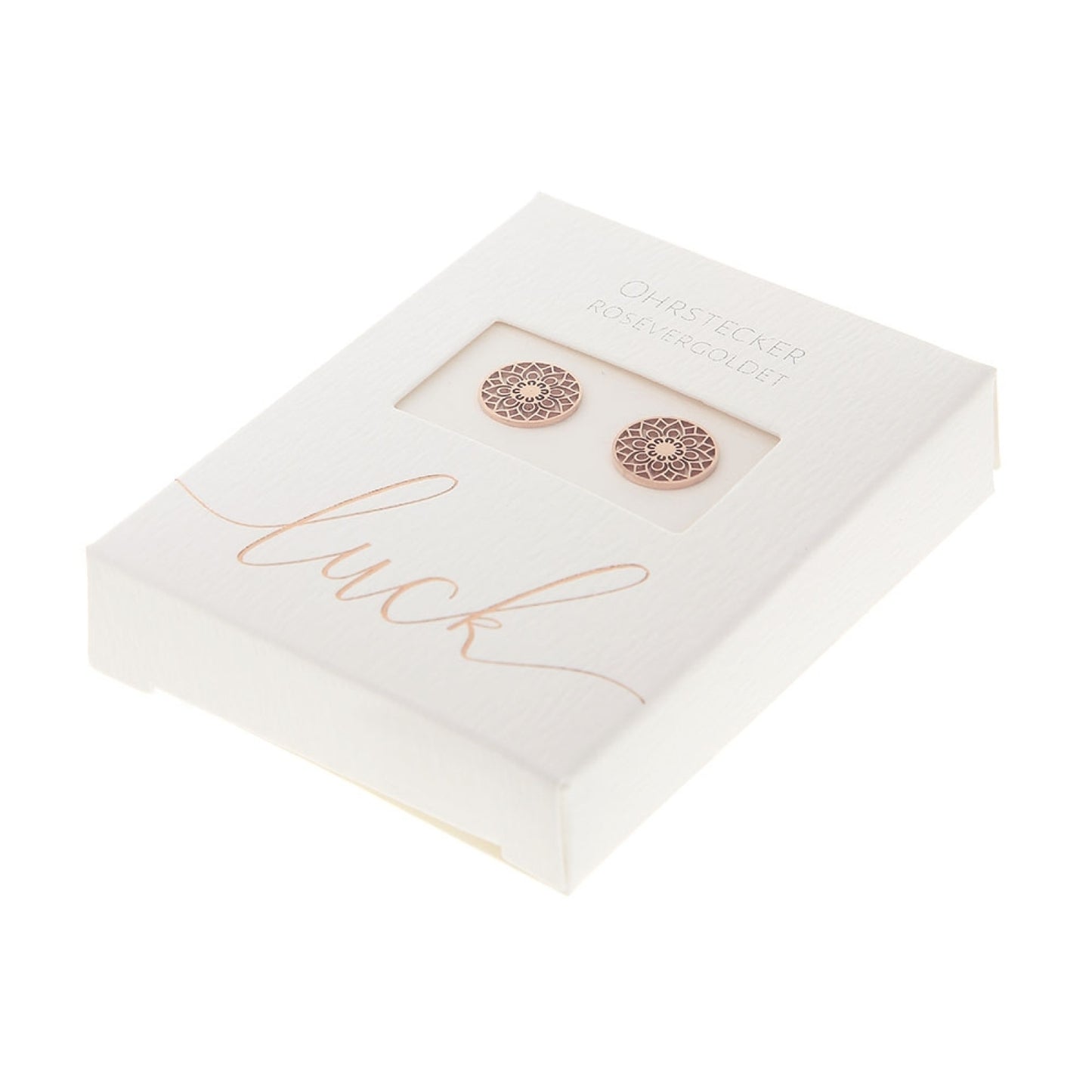 Crystals by HCA-Classic-Oorbellen-Roségoud-Mandala Of Luck