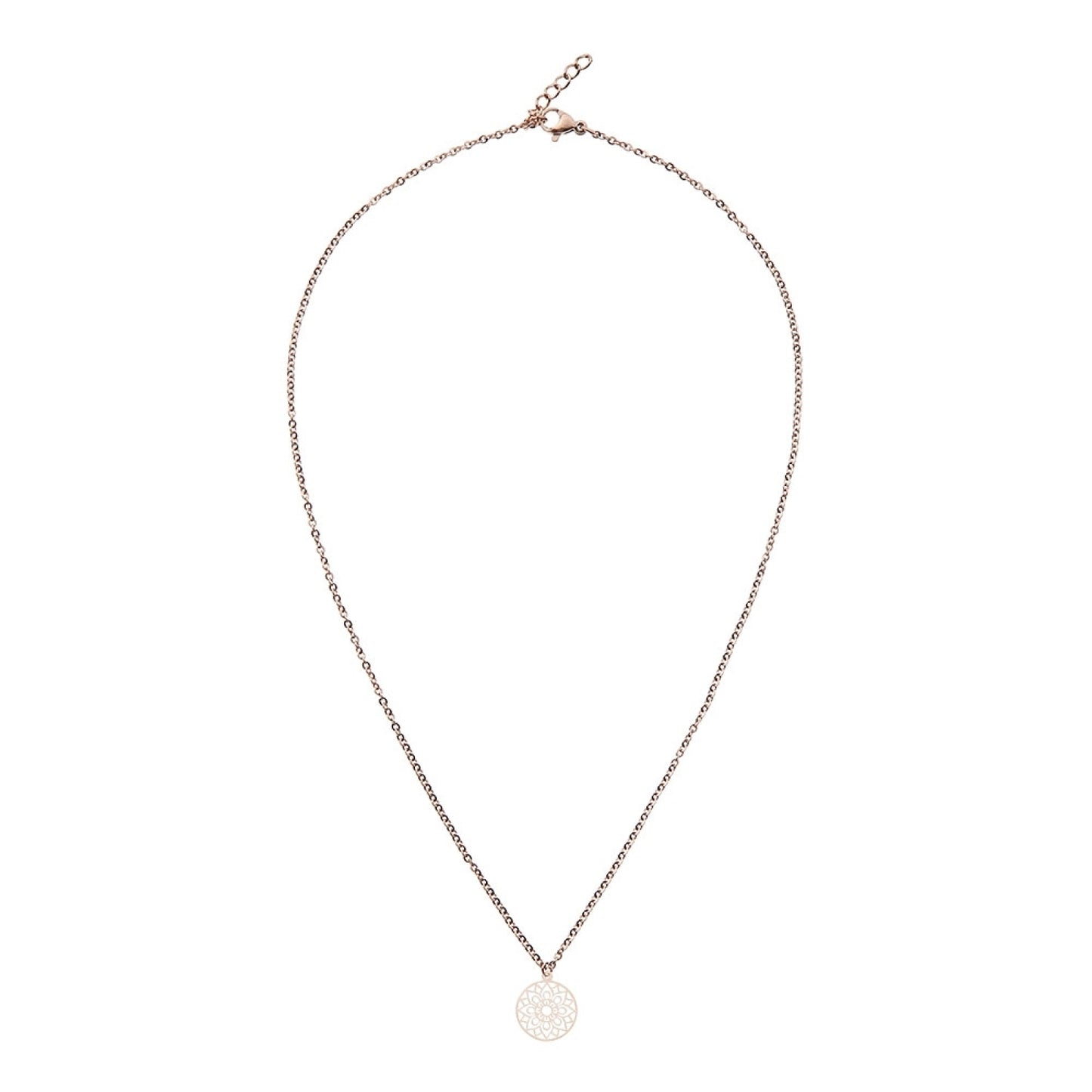 Crystals by HCA-Classic-Ketting-Roségoud-Mandala of luck