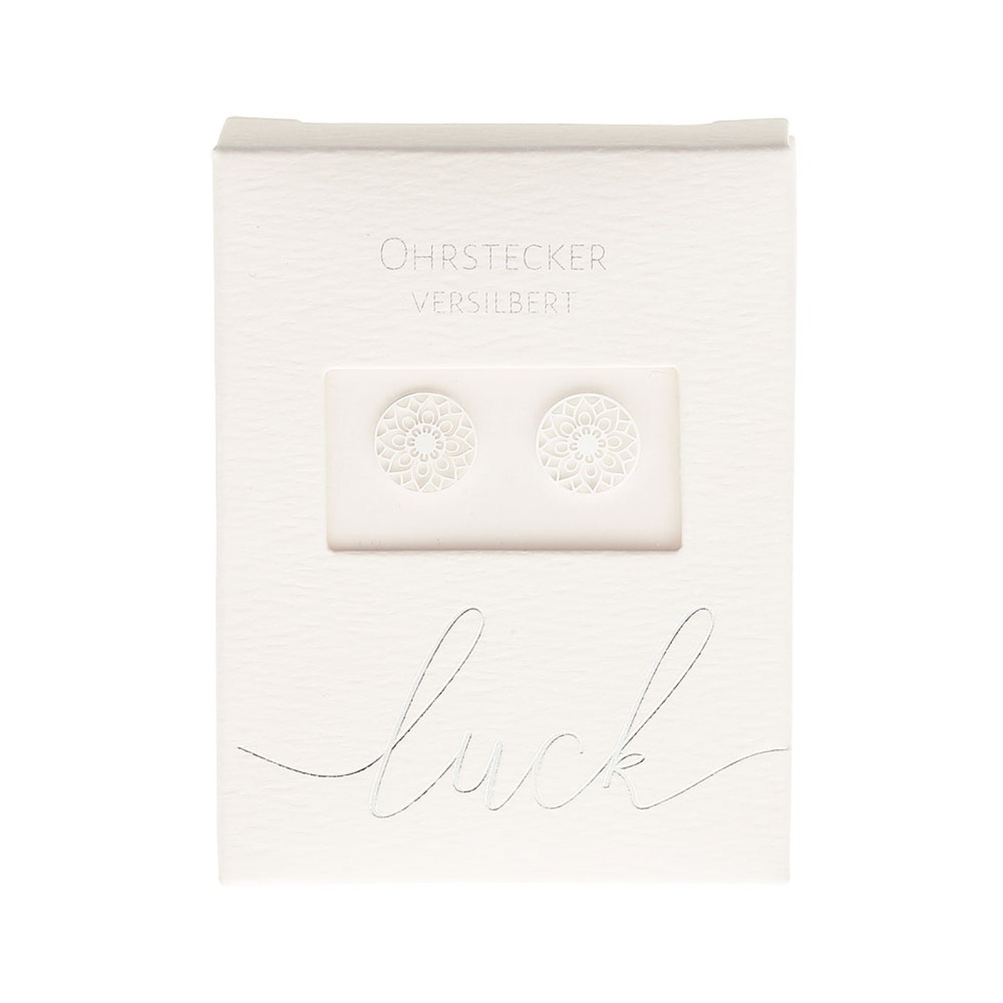 Crystals by HCA-Classic-Oorbellen-Verzilverd - Mandala of Luck