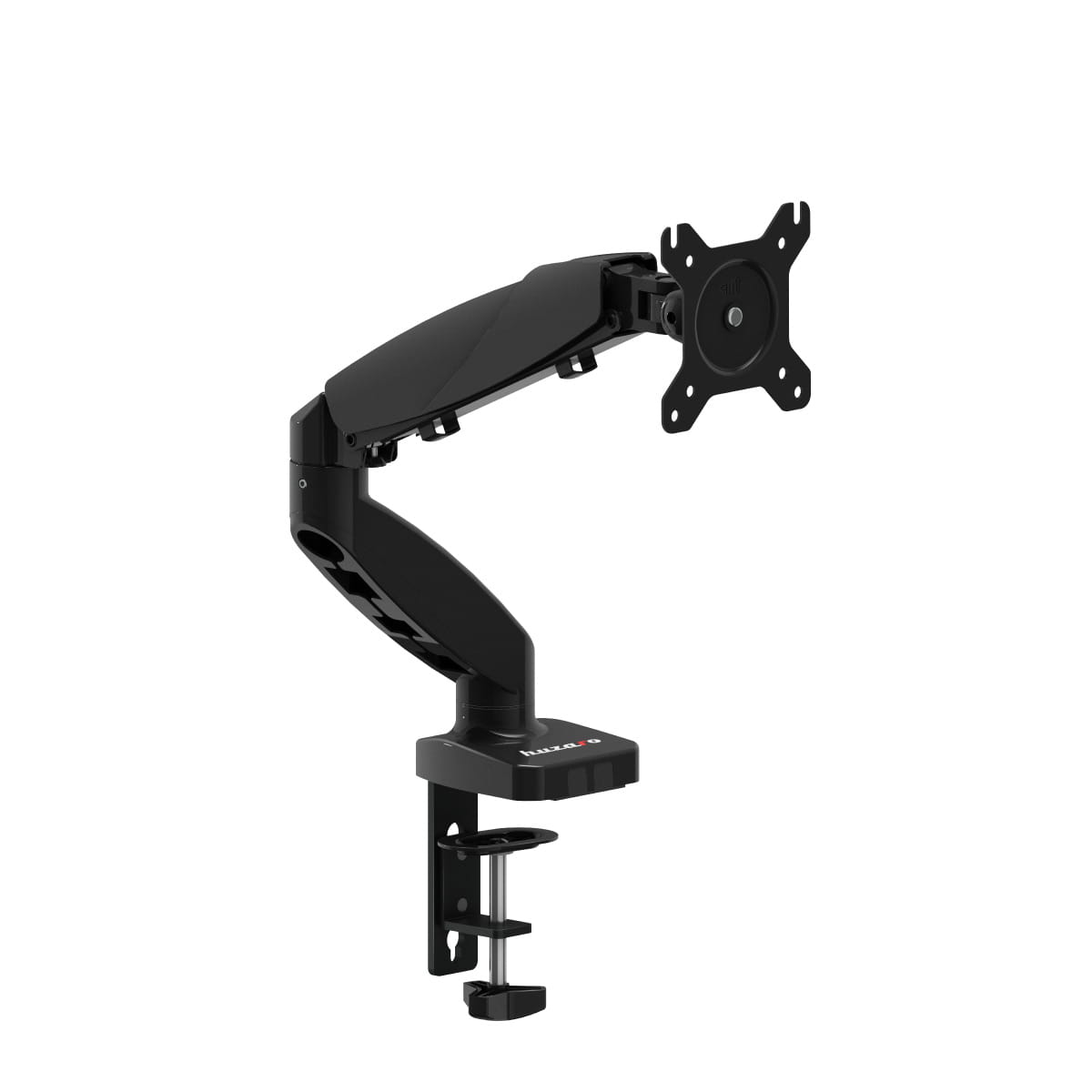 Huzaro Motion 1.2 Monitor Arm – For Screens from 15" to 27" – Gas Spring – VESA 75x75 &amp; 100x100 – Load Capacity up to 7 kg (only available online)