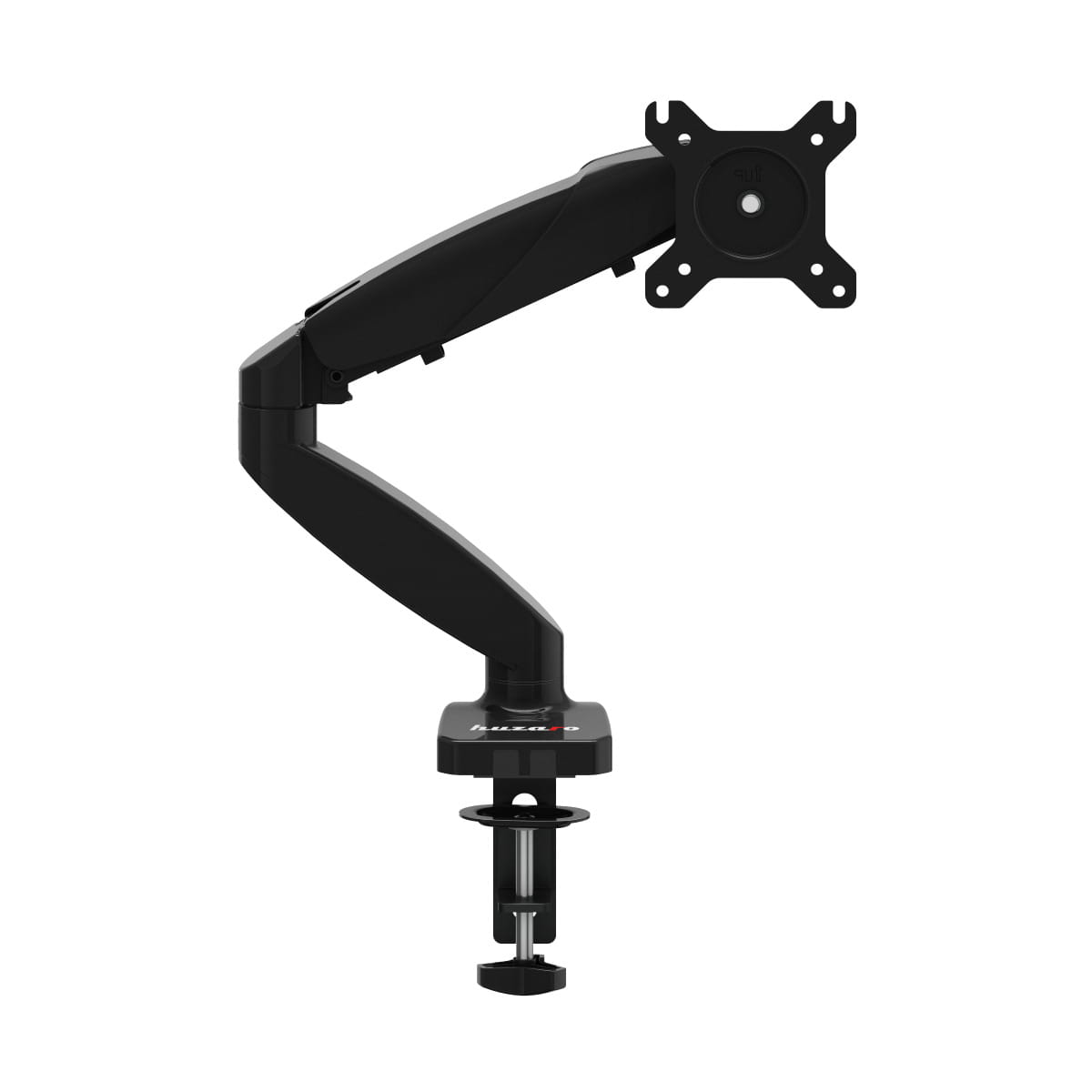 Huzaro Motion 1.2 Monitor Arm – For Screens from 15" to 27" – Gas Spring – VESA 75x75 &amp; 100x100 – Load Capacity up to 7 kg (only available online)