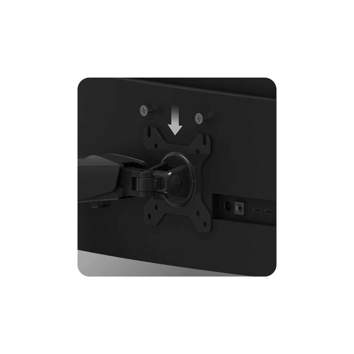 Huzaro Motion 2.2 Dubbele Monitorarm – Gasveer – Voor Schermen van 15″–27″ – VESA 75x75 / 100x100 – Draagkracht tot 2x7 kg (alleen online verkrijgbaar)