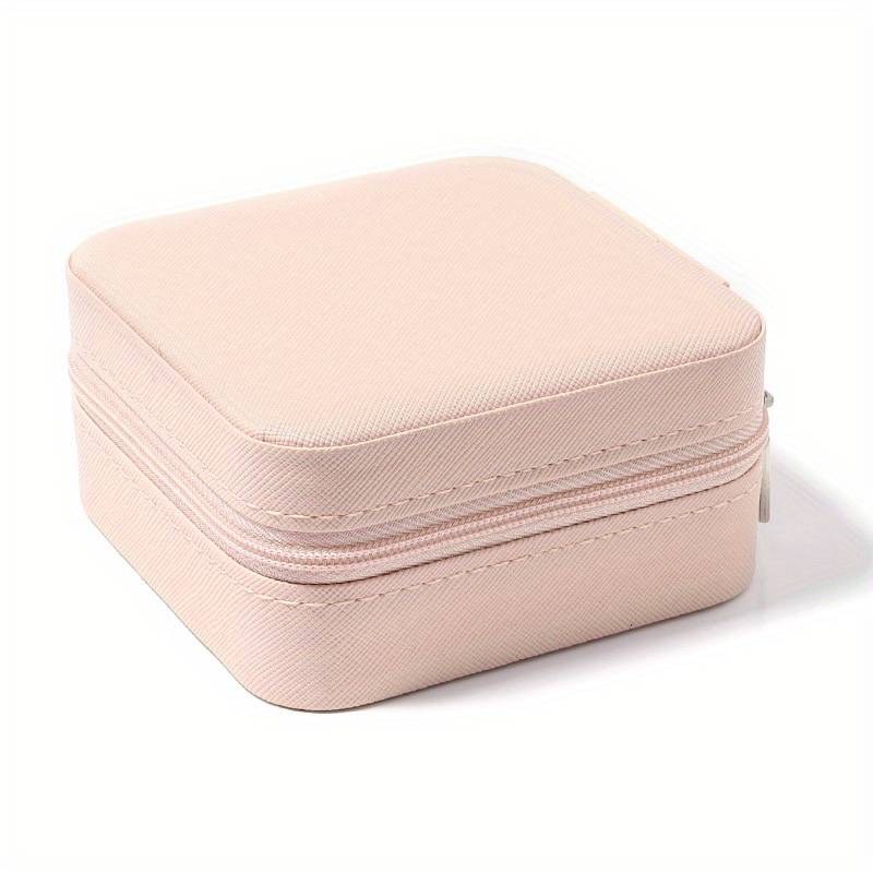 Reisjuwelendoosje met rits - Roze