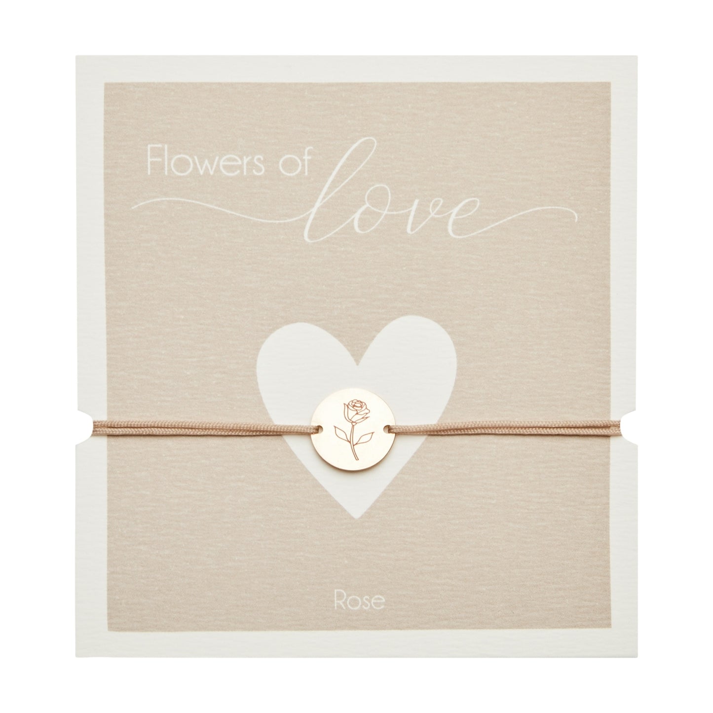 Crystals by HCA-Armband-Flowers of Love-Roségoud-Roos