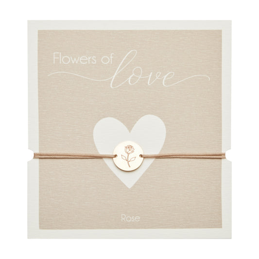 Crystals by HCA-Armband-Flowers of Love-Roségoud-Roos
