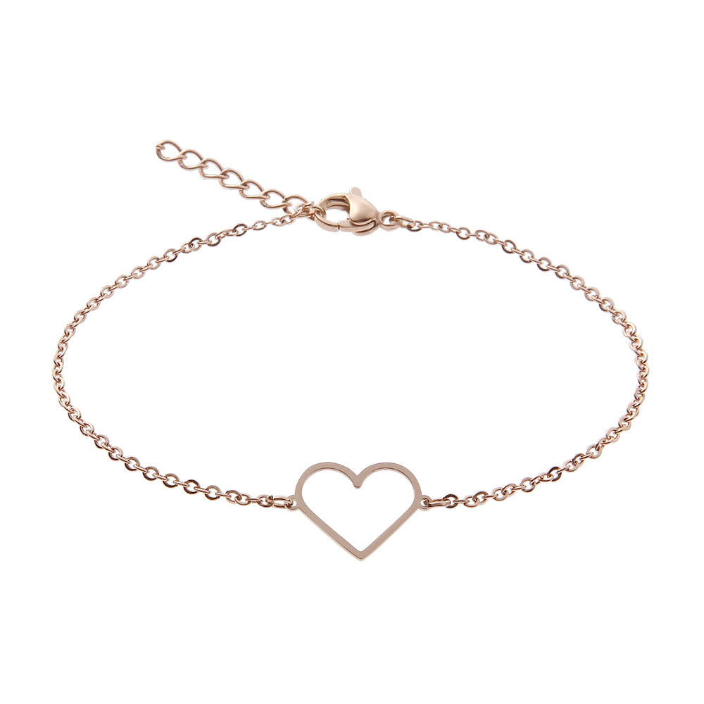 Crystals by HCA-Classic-Armband - Roségoud - Hart