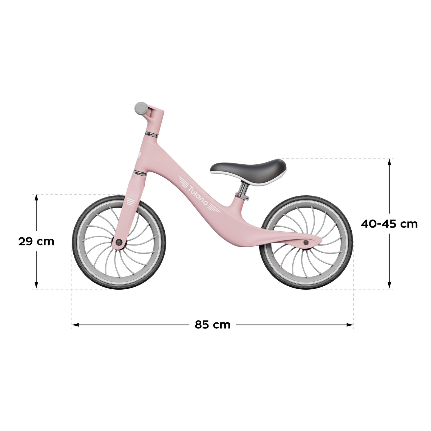 Tulano - loopfiets - Route - Pink