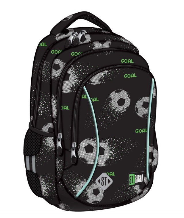 St.Right-rugzak-schooltas-15"-voetbal-39x27x17cm-20 liter-Pixel