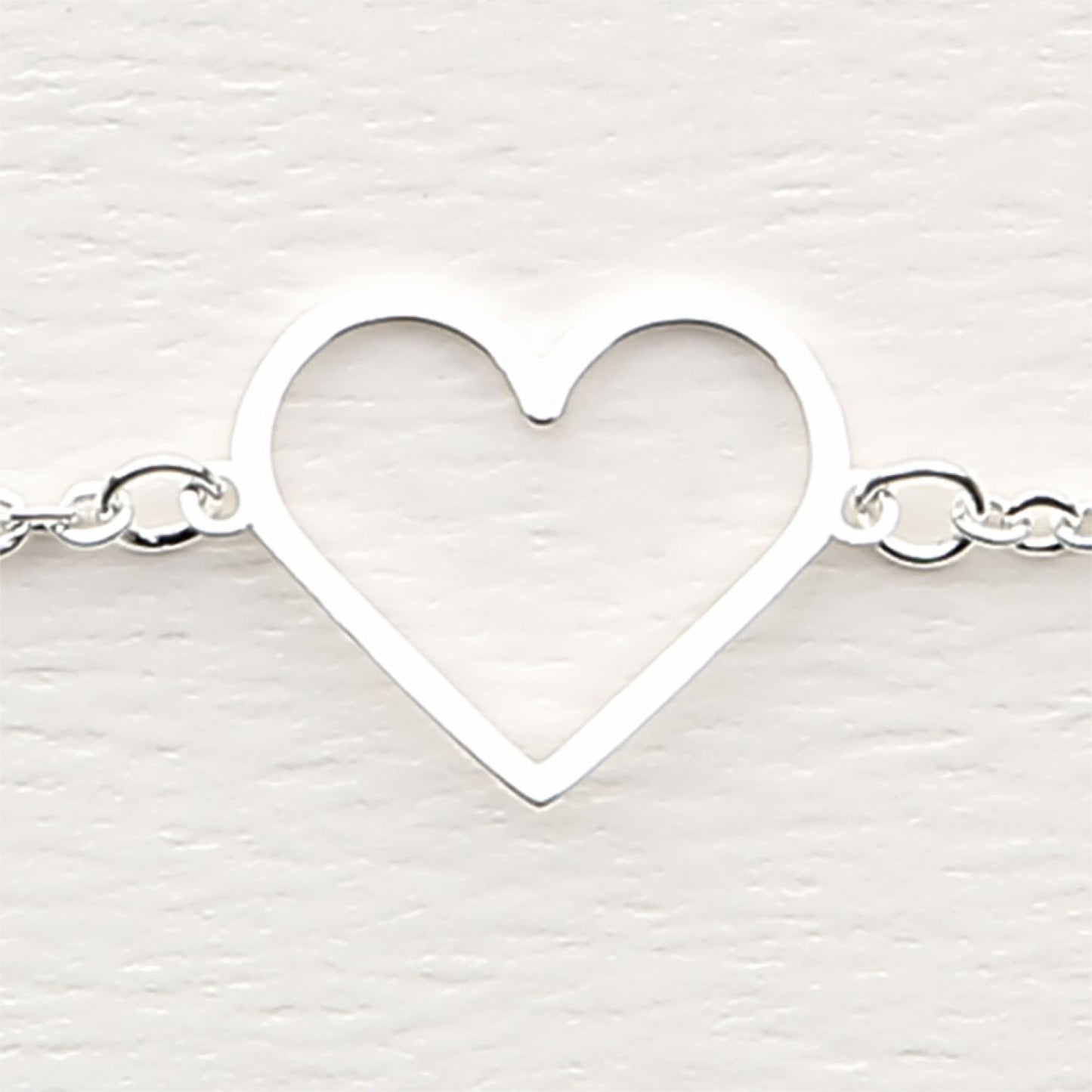 Crystals by HCA-Classic-Armband-Verzilverd-Hart