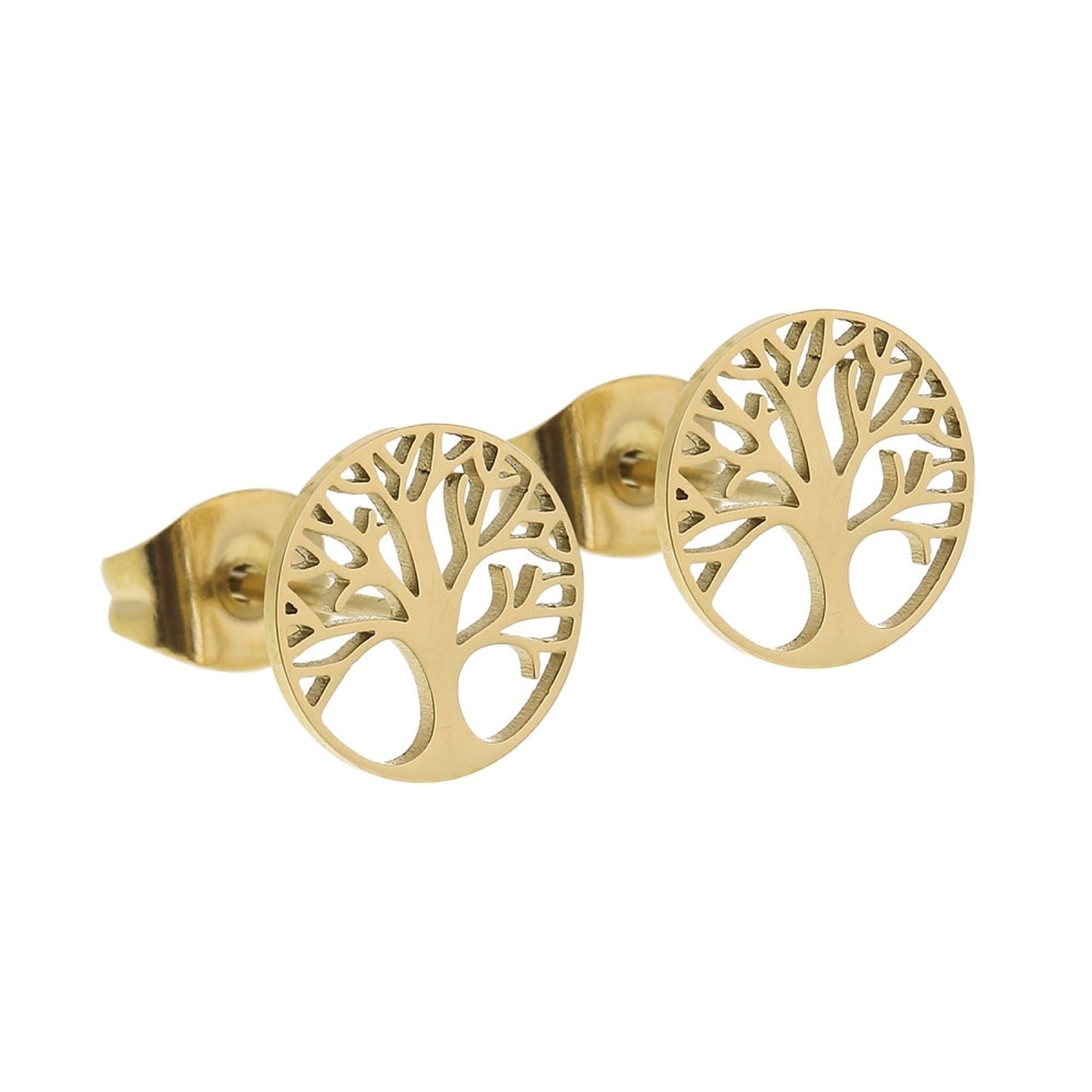 Crystals by HCA-Classic-Oorbellen-Verguld-Levensboom