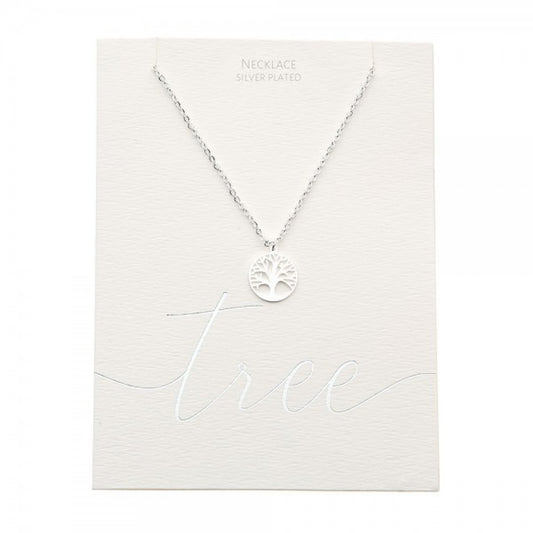 Crystals by HCA-Classic-Ketting-Verzilverd-Levensboom