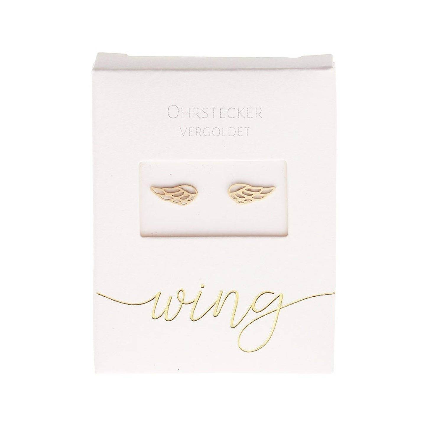 Crystals by HCA-Classic-Oorbellen-Verguld- Engelenvleugels