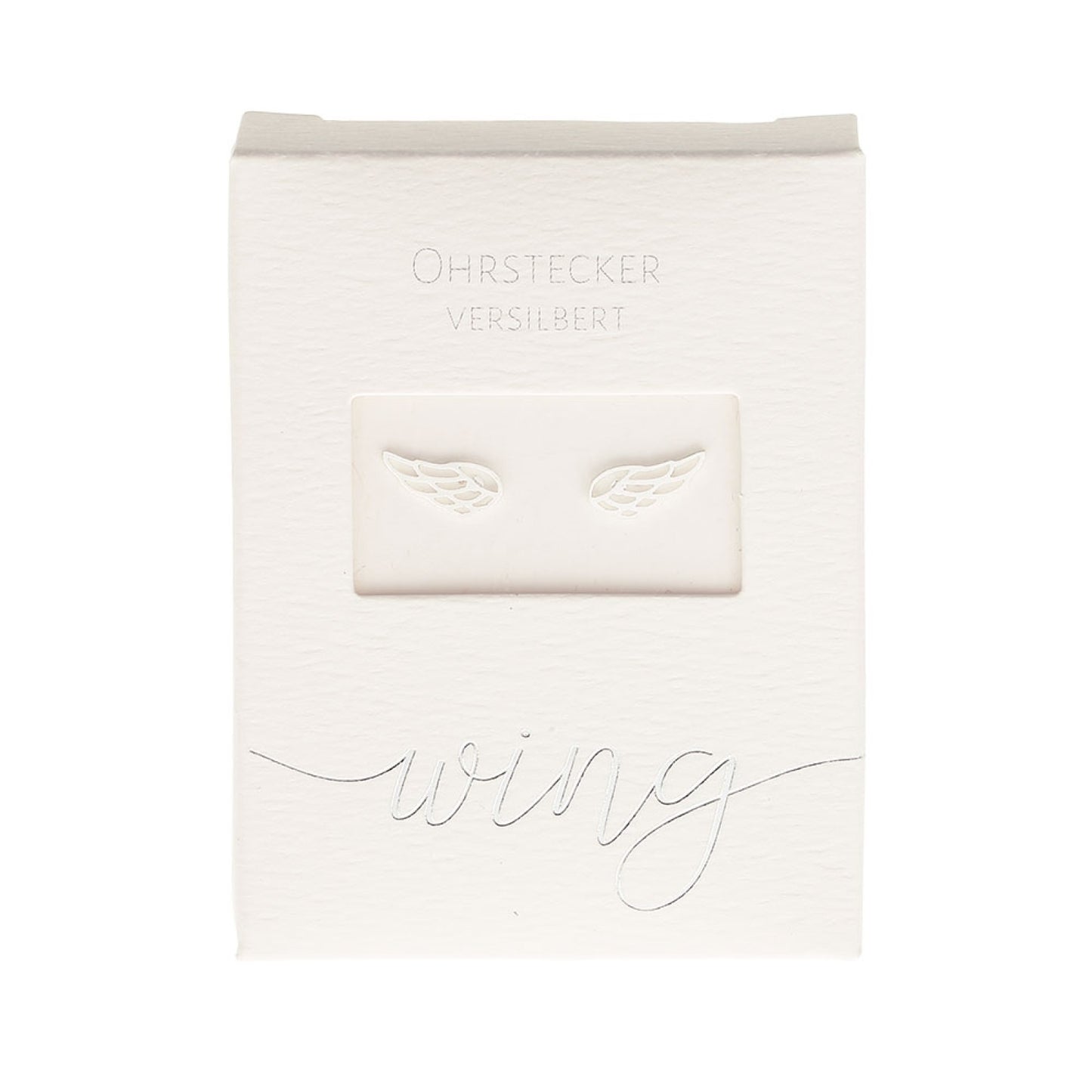 Crystals by HCA-Classic-Oorbellen-Verzilverd-Engelenvleugels