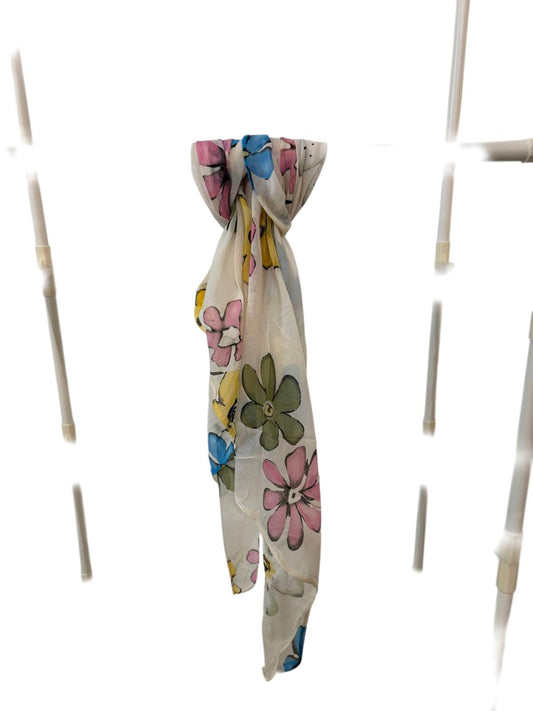 Szalik-Bawełna-Jedwab-Włoski