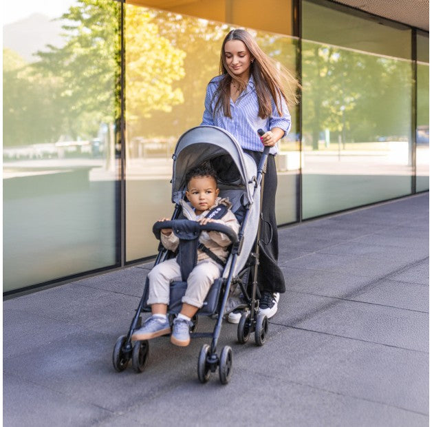 Tulano-Buggy-Davos 35-Vanaf 6 maanden-Tot 22 kg-Grijs/zwart